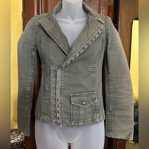 Diesel Vintage grunge  Corset distopian Lace Up Back Y2K apocalyptic Size XS